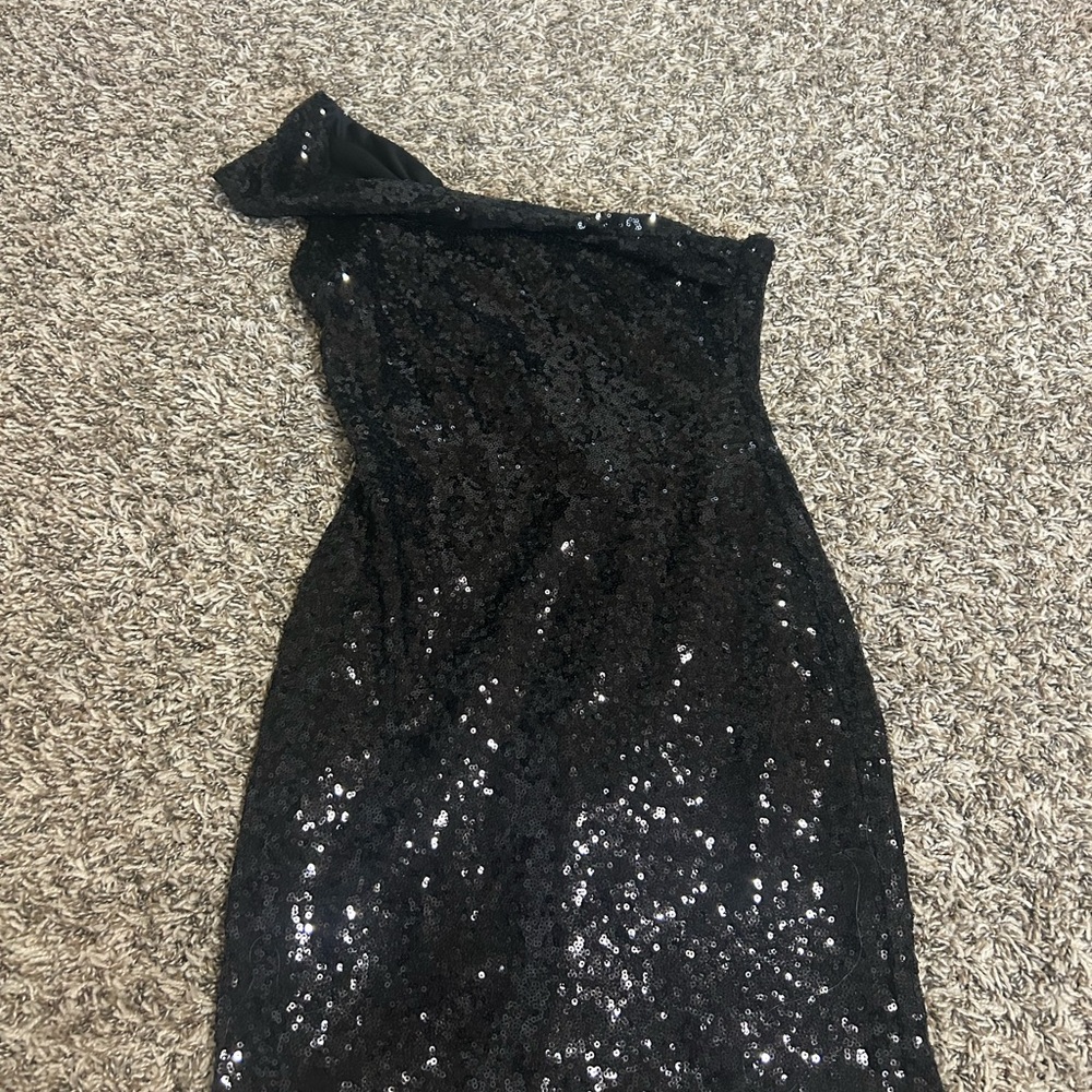 B Darlin Black Sequin Party Dress